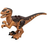 Lego dinosaurus Raptor, tělová tmavší (Raptor10)